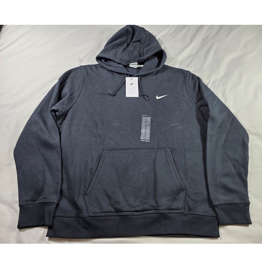 Nike Sportswear Club Fleece Pullover Hoodie Mens XL Embroidered Swoosh NEW
